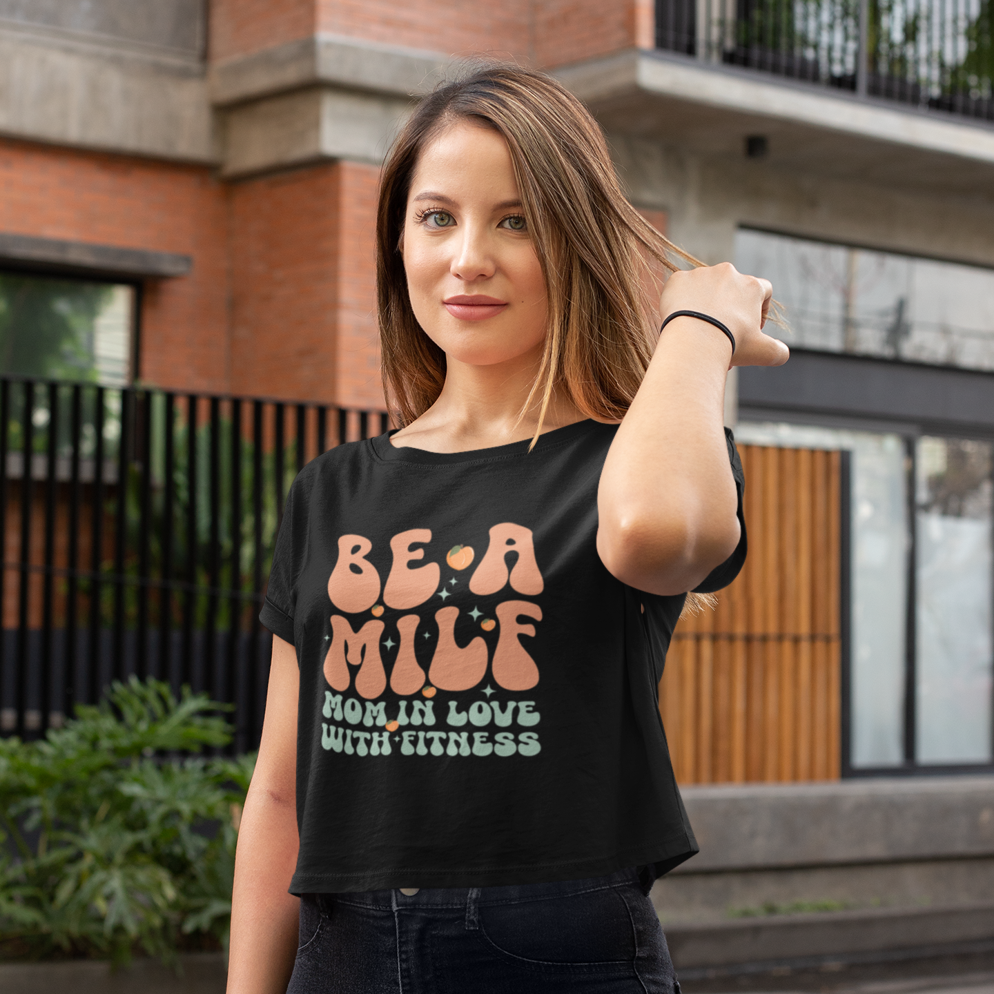 BE A MILF Crop Top