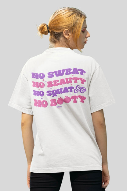 No Sweat No Beauty Oversized Shirt