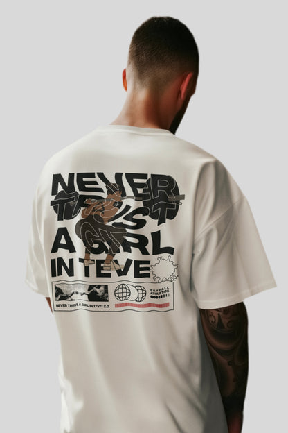 NEVER TRUST 2.0 Oversize-T-Shirt
