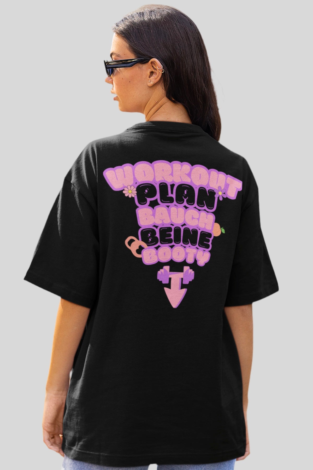 Workout Plan Oversized Shirt