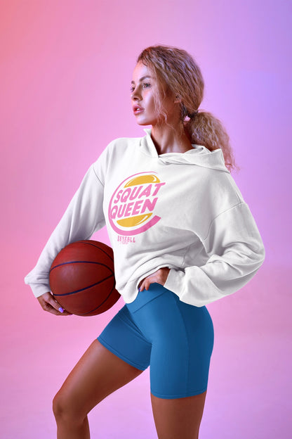 SKYFALL Athletic Squat Queen Premium Hoodie