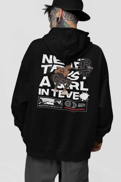 NEVER TRUST 2.0 Oversize Oversized Hoodie